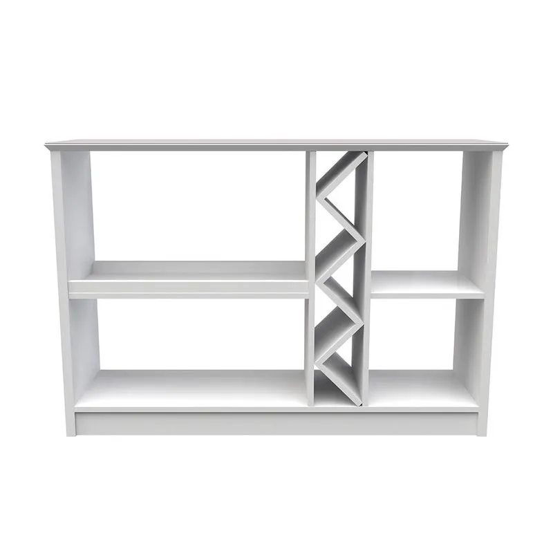 Bancada Com Prateleiras Florida Off White