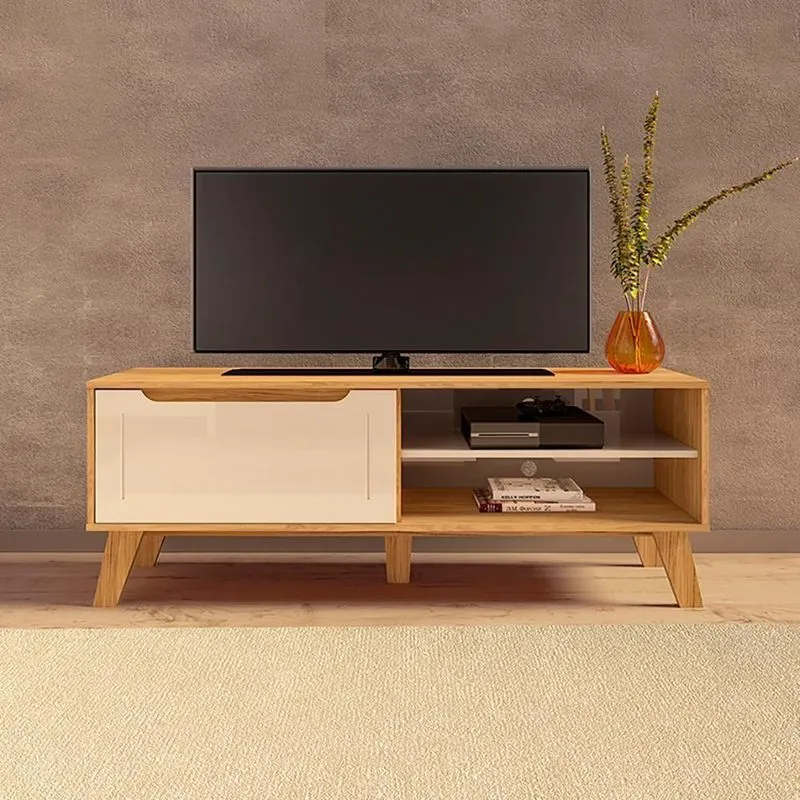 Bancada Para Tvs Até 60'' Recife Carvalho Off White