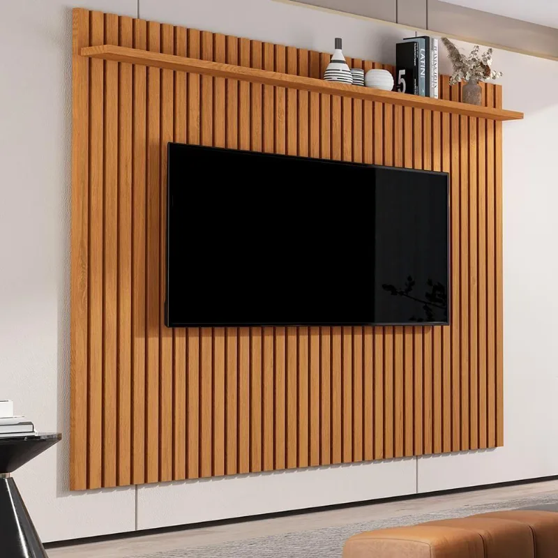 Painel Para Tv 180 Ripado Cergy Nature