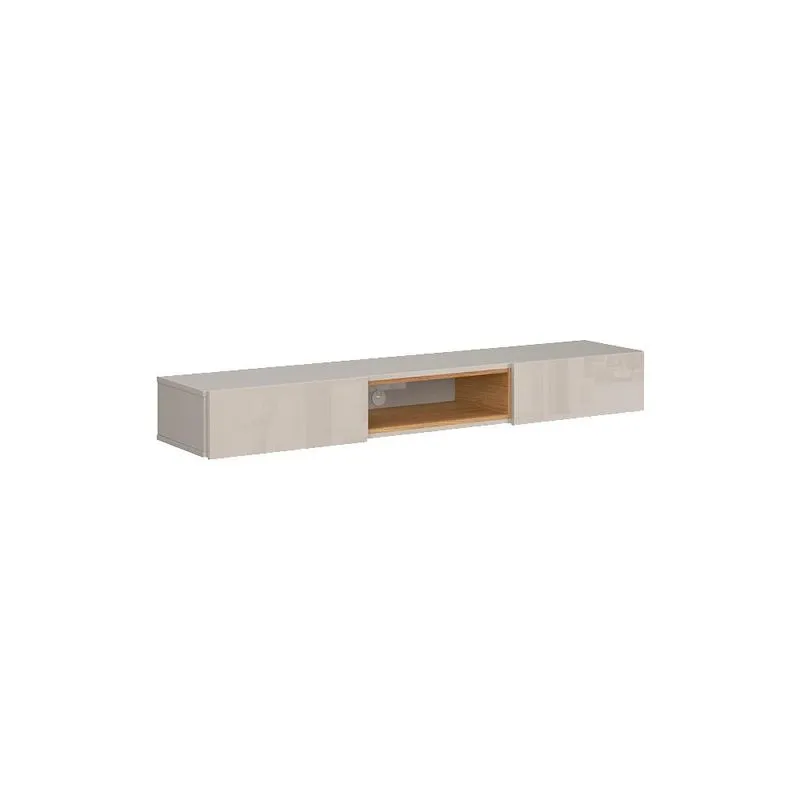 Bancada Suspensa 1.5 Bolzano Off White Freijó