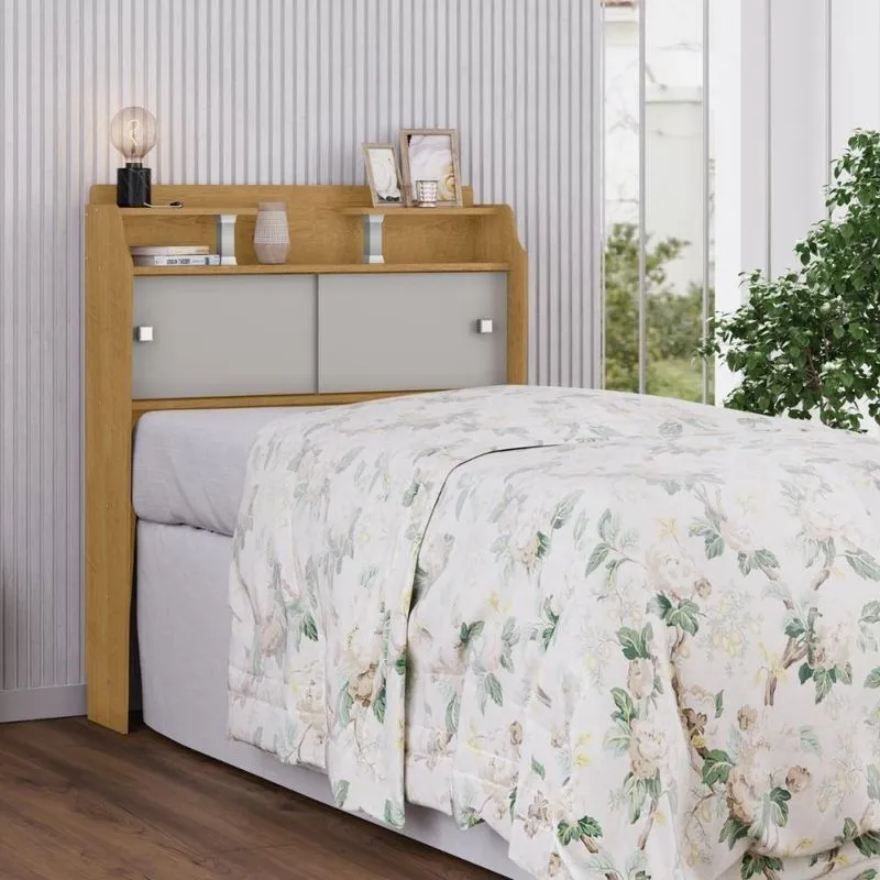Cabeceira De Solteiro Flex Nazário Naturalle Off White
