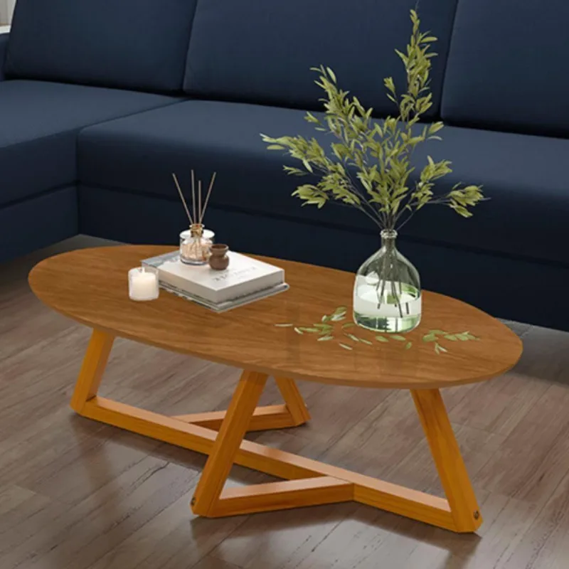 Mesa Oval De Centro Para Sala Miami Nature
