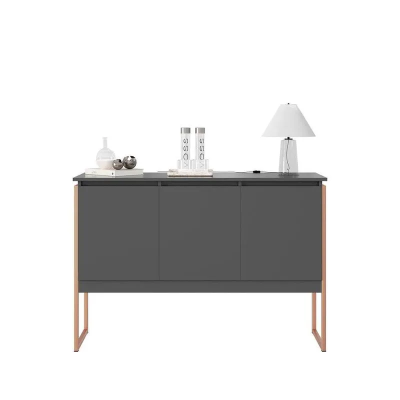 Buffet De Luxo Viareggio Preto Cobre