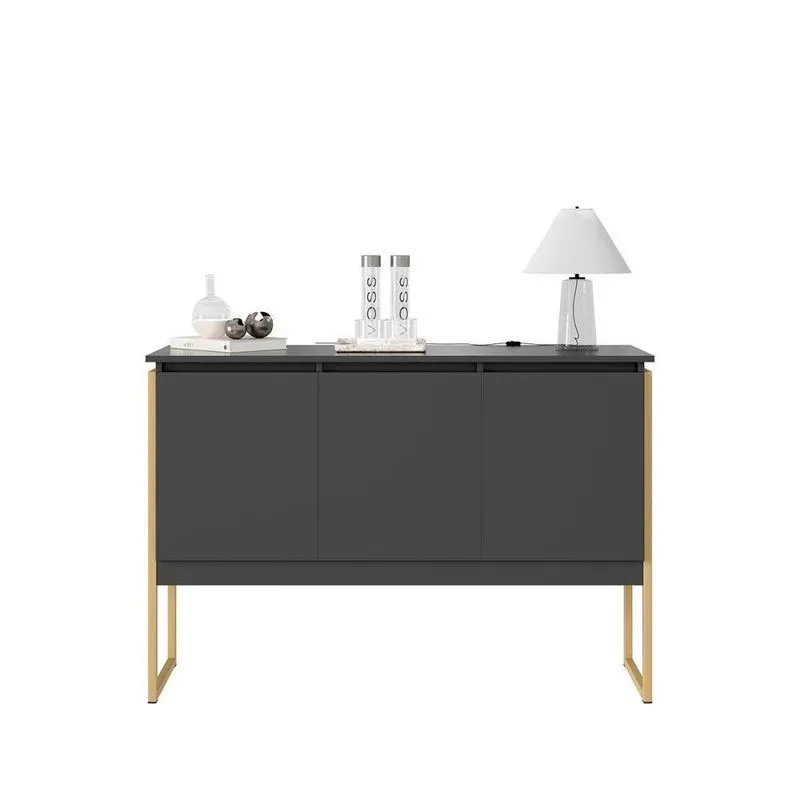 Buffet De Luxo Viareggio Preto Dourado