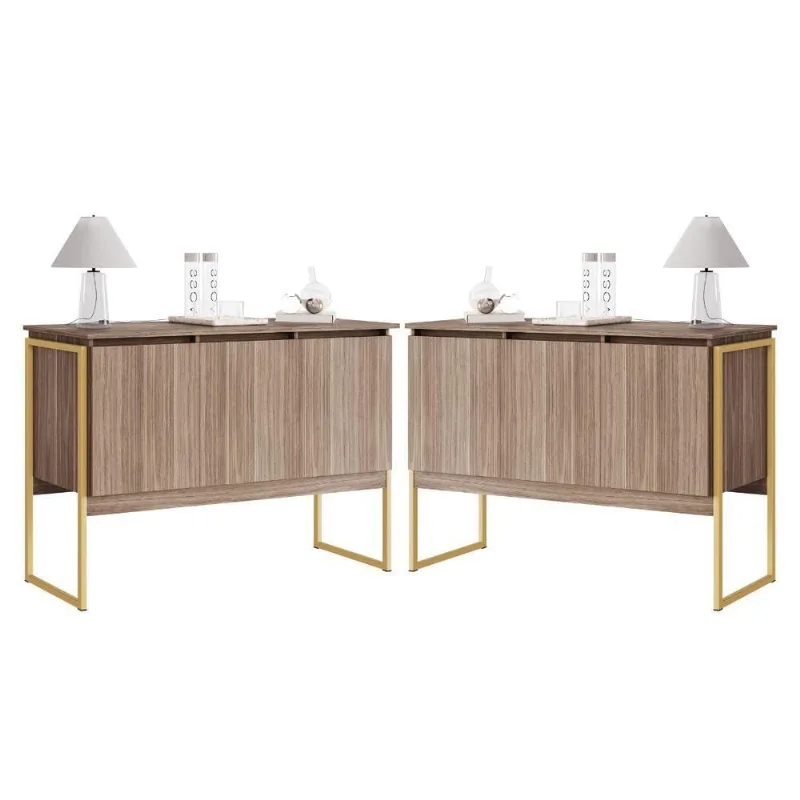 Jogo De Buffets Modernos Verona Affara Dourado