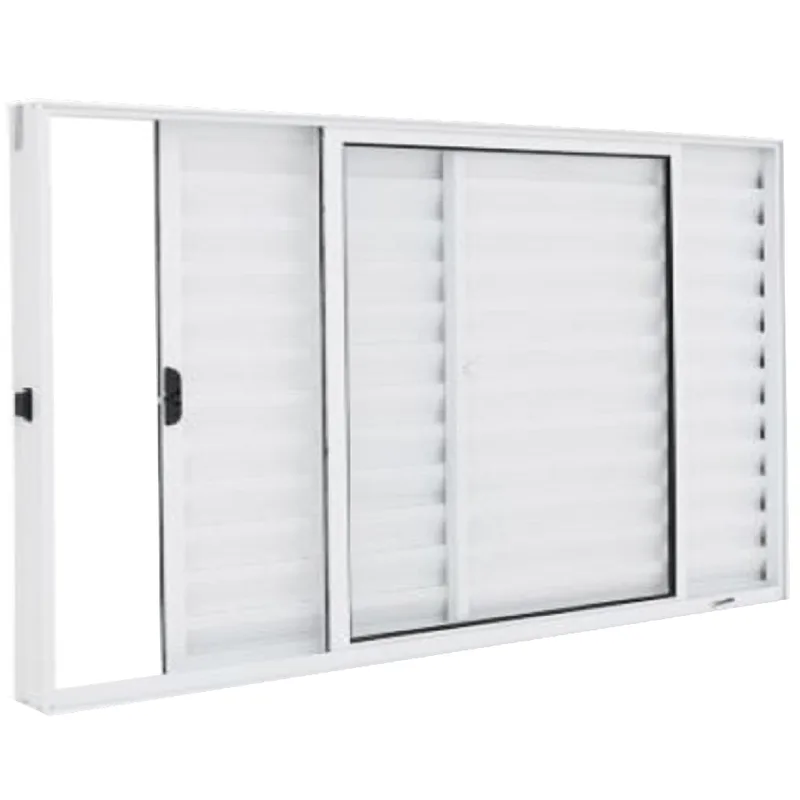 Janela Veneziana 3 Folhas Alumínio Branco Modular - Dc