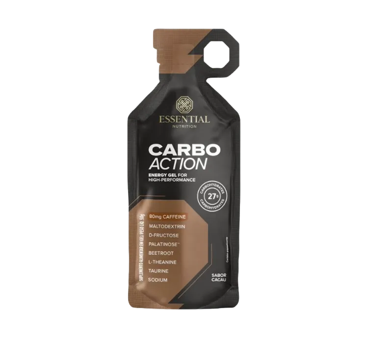 Carbo Action Cacau Com Cafeina 1UNI Sachê 50g Essential