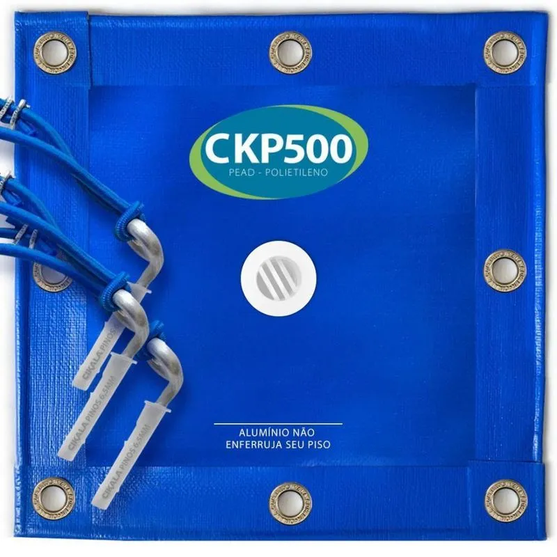 Capa Piscina Ckp500 4.5x3 Metros Polietileno + Kit Fixação