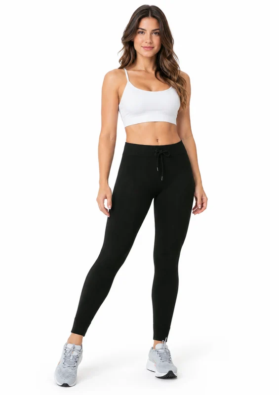 Calça Legging Fitness sem Costura Preto Feminino Zee Rucci - Preto GG