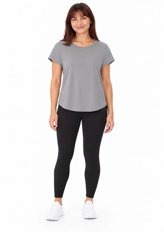 Blusa Fitness Poliéster Feminina Zee Rucci - Cinza G