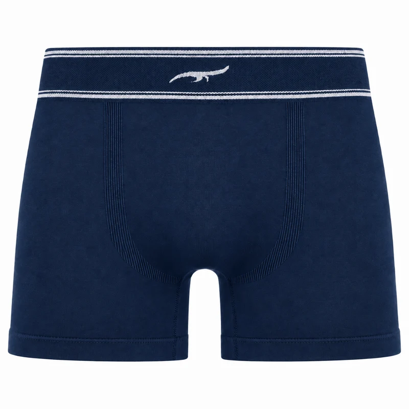 Cueca Boxer Sem Costura Plus Size Masculina Zee Rucci - Marinho G4