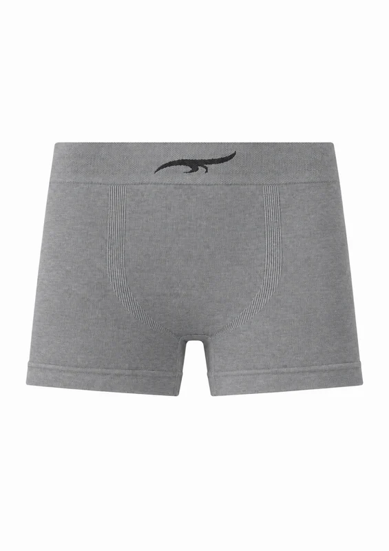 Cueca Boxer Infantil Sem Costura Menino Zee Rucci - Cinza P