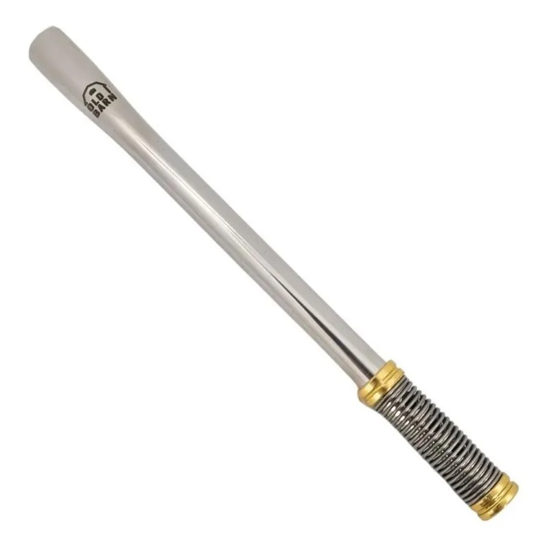 3x Bomba De Tereré Inox Filtro Mola Externa Regulável Old Ba