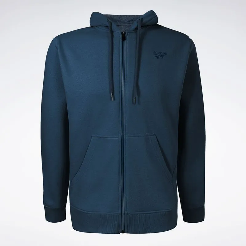 Jaqueta Reebok Logo Hooded Masculino Azul - M