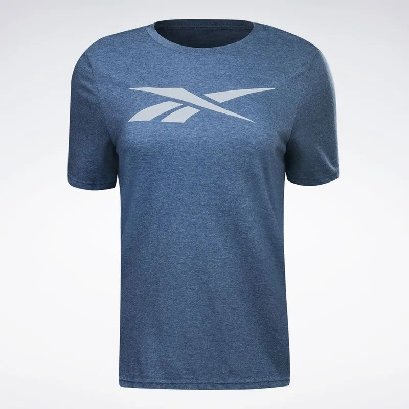 Camiseta Reebok Cl Vector Feminina Azul - P