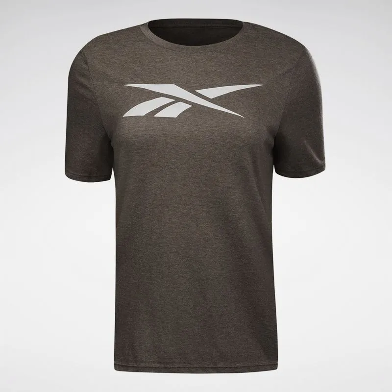 Camiseta Reebok Cl Vector Feminina Marrom - M