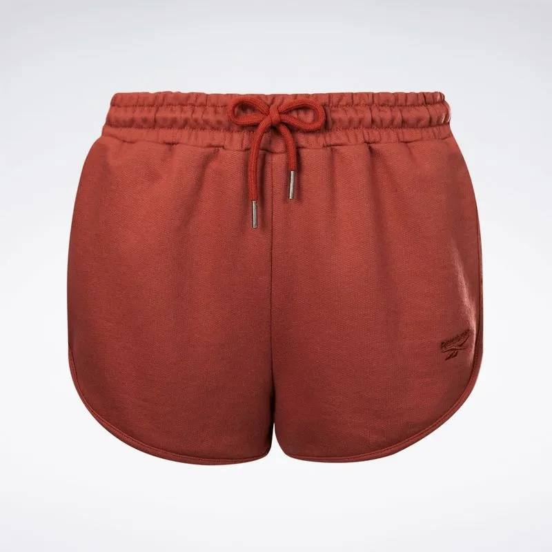 Short Reebok Logo Feminino Marsala - P