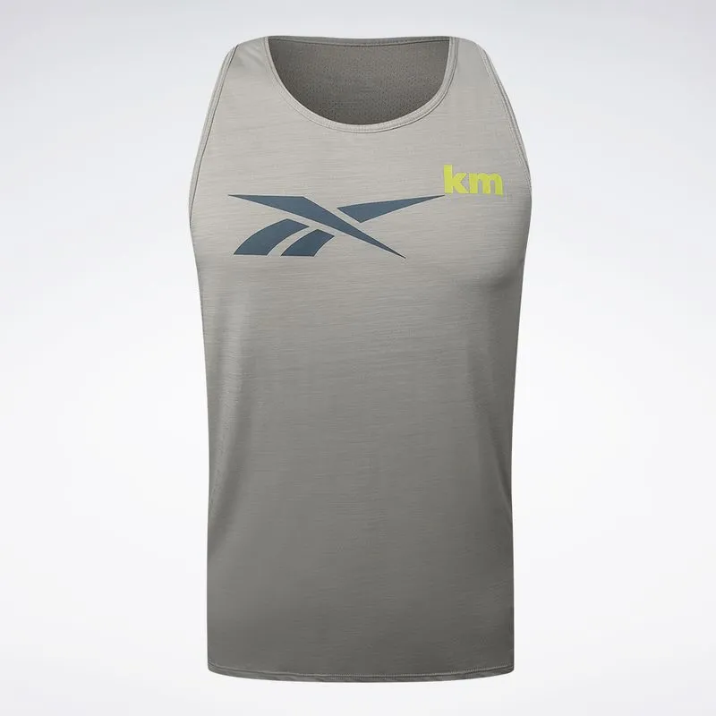 Regata Reebok Race Print Masculina Cinza claro - M