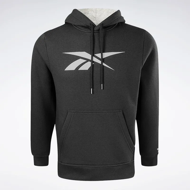 Blusa Reebok Big Vector com Capuz Masculina Preto - G
