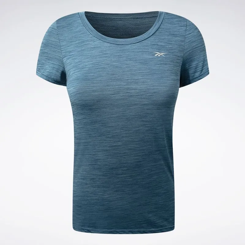 Camiseta Reebok Manga Curta Feminina Azul - G