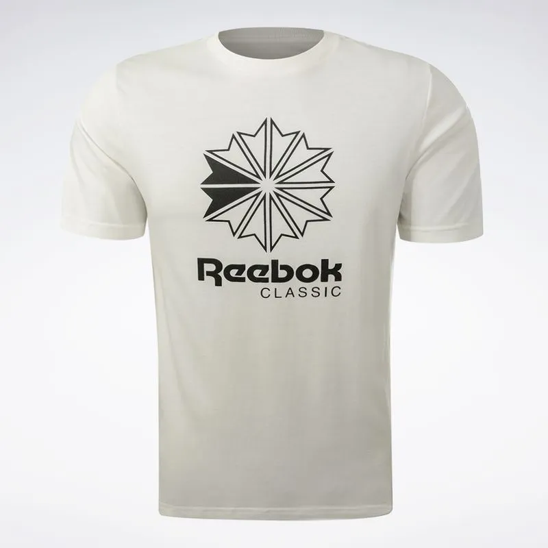 Camiseta Reebok Big Star Crest Masculina Branco - P