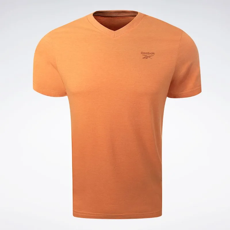 Camiseta Reebok Classics Logo V Masculina Marrom - G
