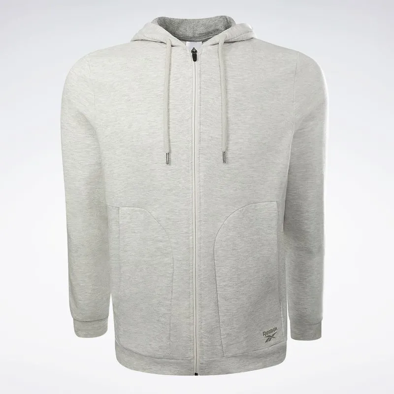 Jaqueta Reebok Young Masculina Cinza mescla - G