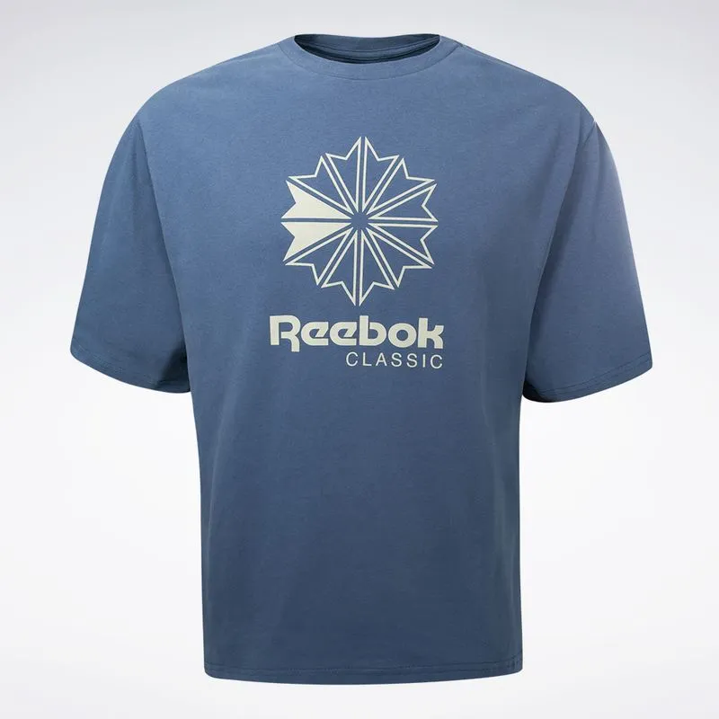 Camiseta Reebok Young Relax Fit Masculina Marinho - P