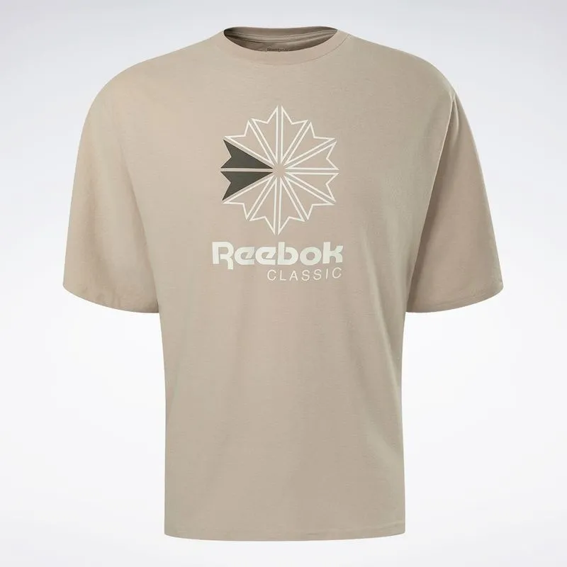 Camiseta Reebok Young Relax Fit Masculina Cinza claro - GG