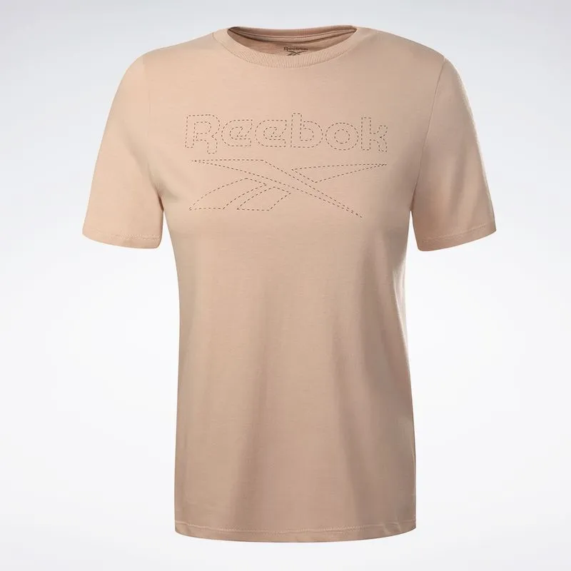 Camiseta Reebok Big Logo Feminina Rosa - GG