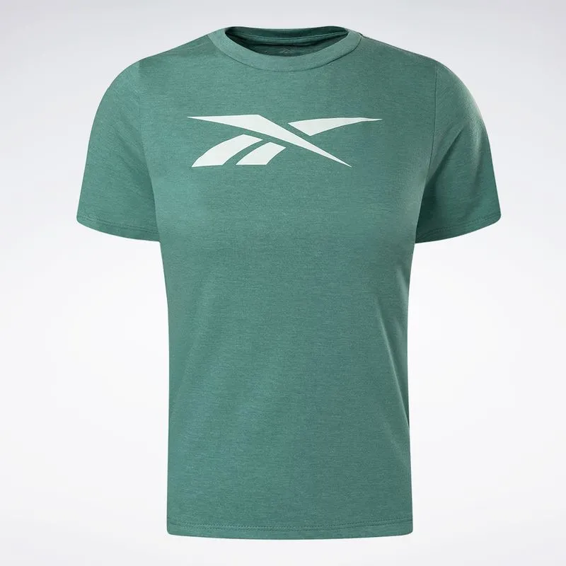 Camiseta Reebok Big Vector Feminina Verde - GG