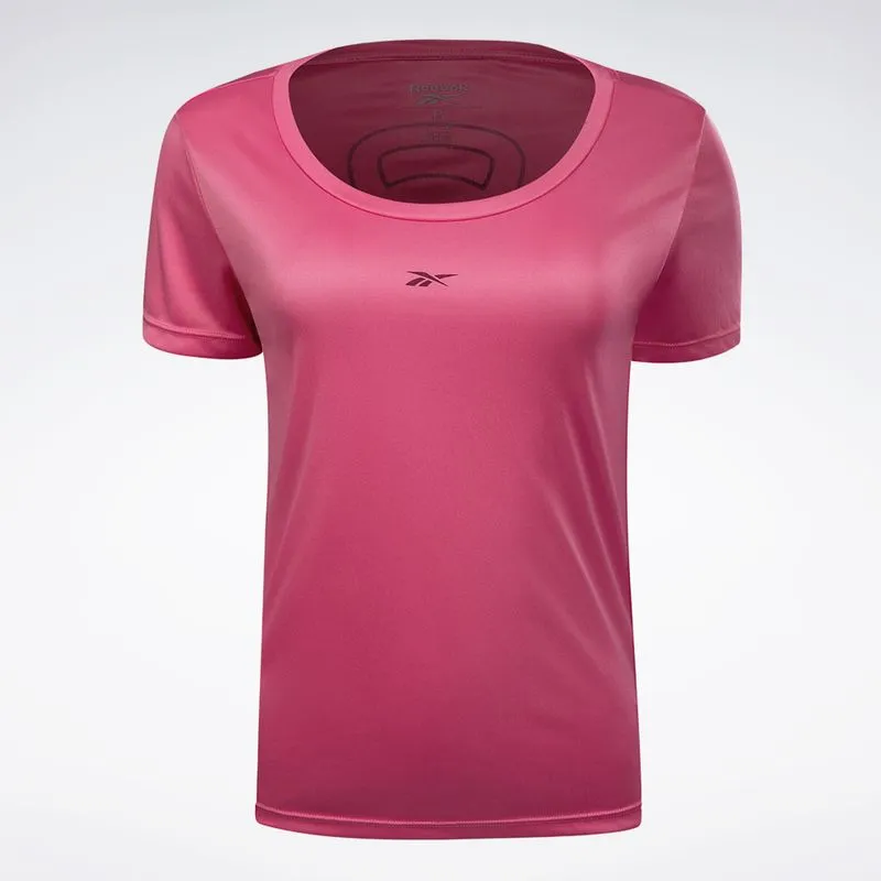Camiseta Reebok Functional Print Feminina Rosa - G