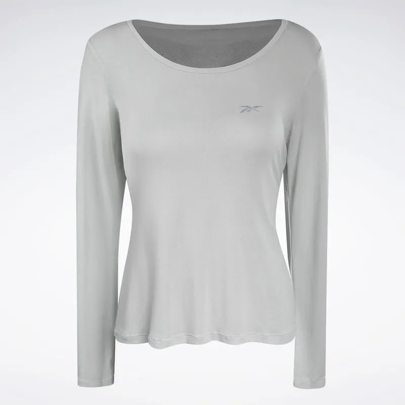 Camiseta Reebok Dynamic Print Feminina Cinza - P