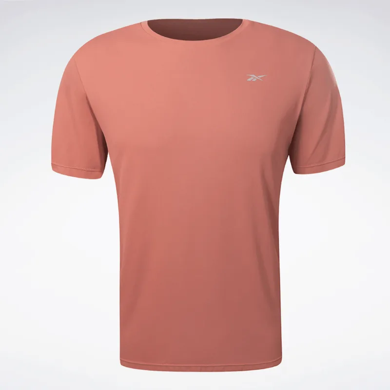 Camiseta Reebok Manga Curta Agile Masculina Marsala - P