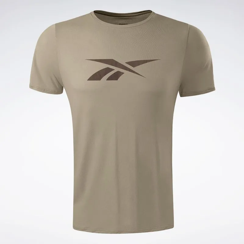 Camiseta Reebok Manga Curta Utility Masculina Bege - G