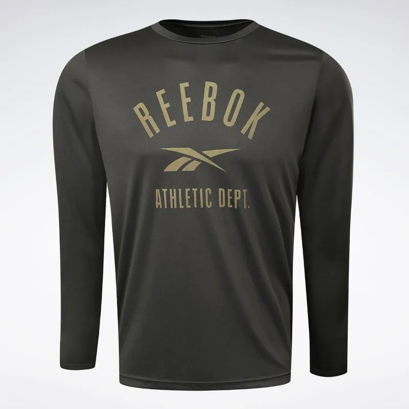 Camiseta Reebok Functional Print Masculino Cinza - G