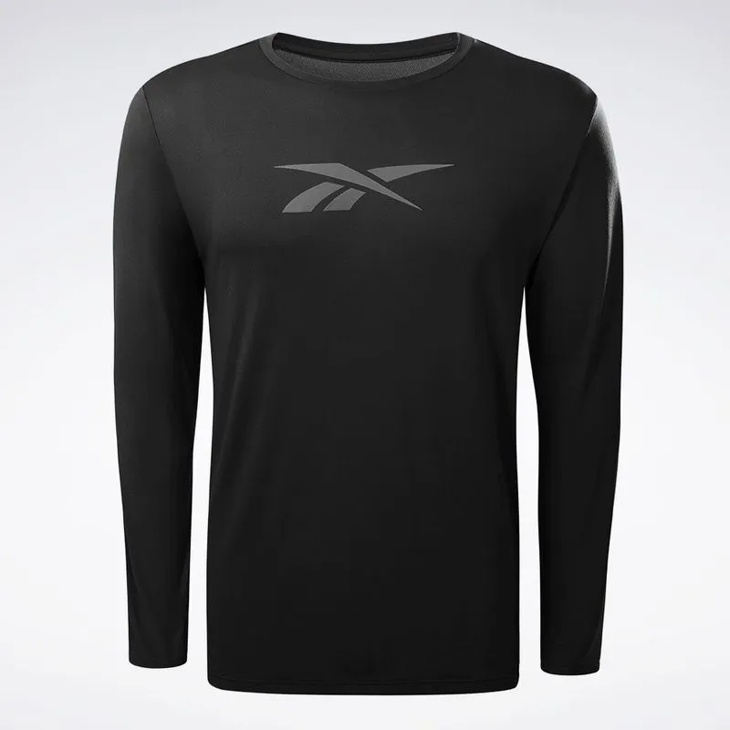 Camiseta Reebok Manga Longa Utility Masculina Preto - G