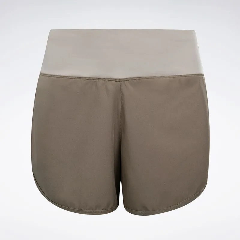 Short Reebok Impact 2N1 4 Feminino Bege - G