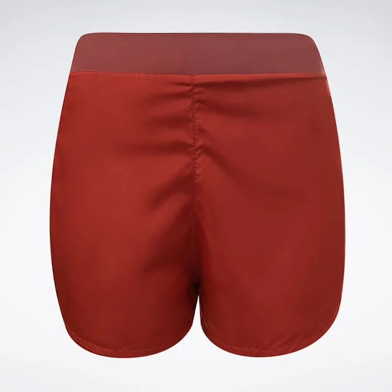 Short Reebok Agile 2N1 Feminino Marsala - M