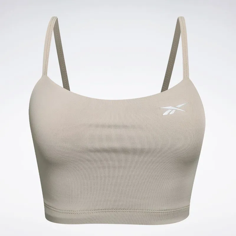 Top Reebok Impact Strap Feminino Bege - GG