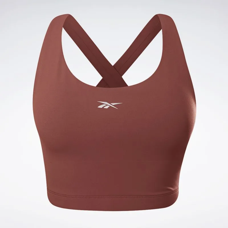 Top Reebok Agile Feminino Marsala - M