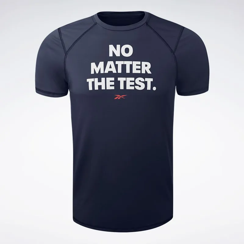 Camiseta Reebok Manga Curta Energy Print Masculina Marinho - GG