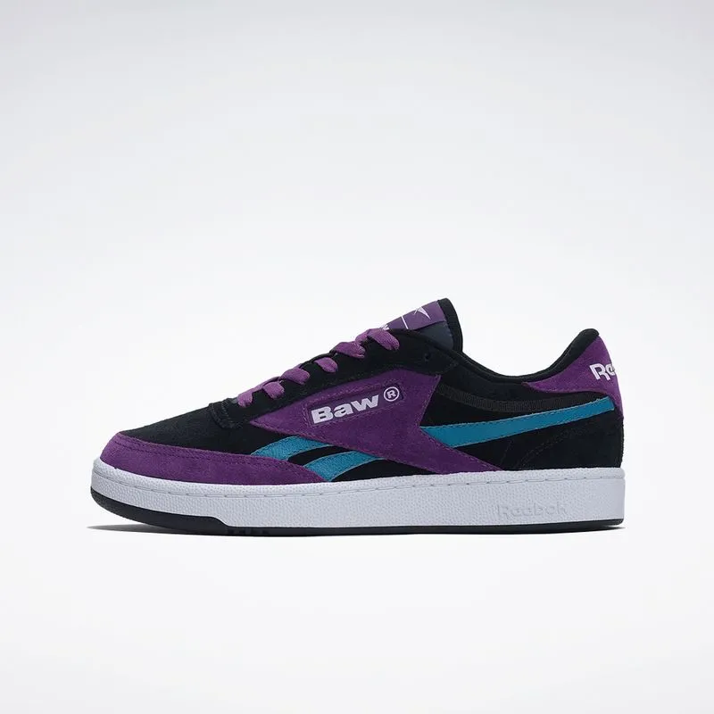 Tênis Reebok Club C Revenge x Baw Unissex Preto - 38