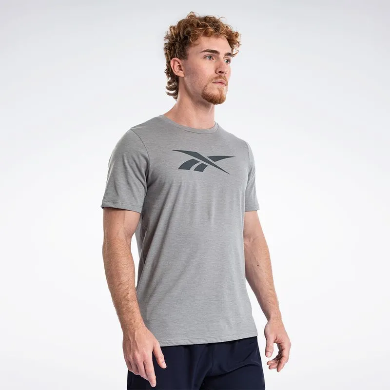 Camiseta Reebok Train Masculina Cinza claro - G