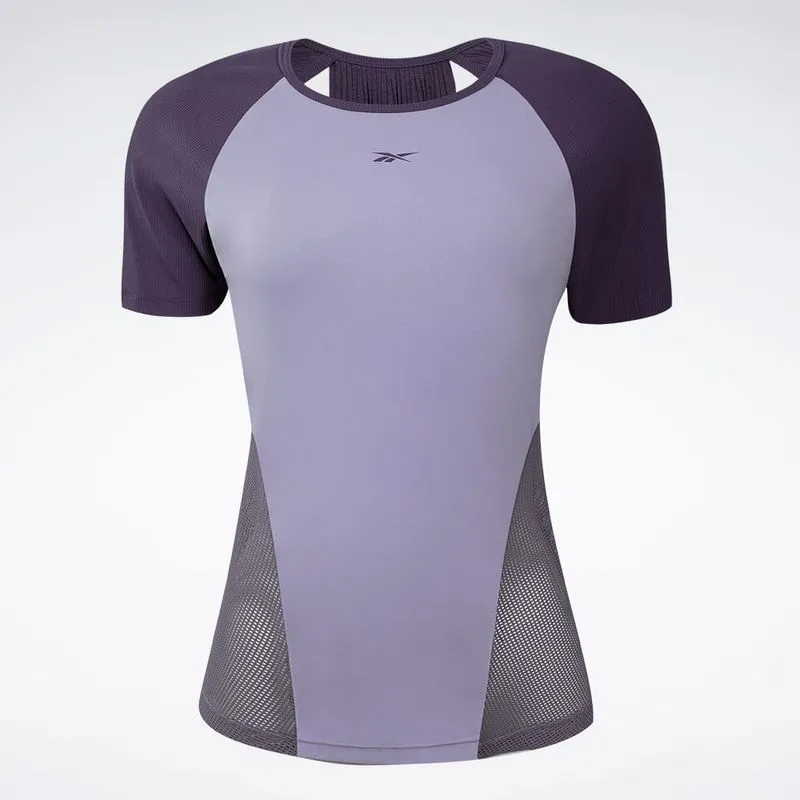 Camiseta Reebok Beach Tennis Mix Feminina Lilas - G