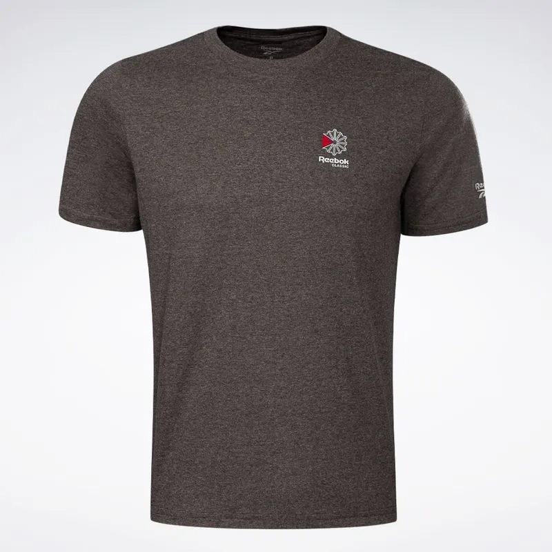 Camiseta Reebok Small Star Crest Masculina Marrom - M