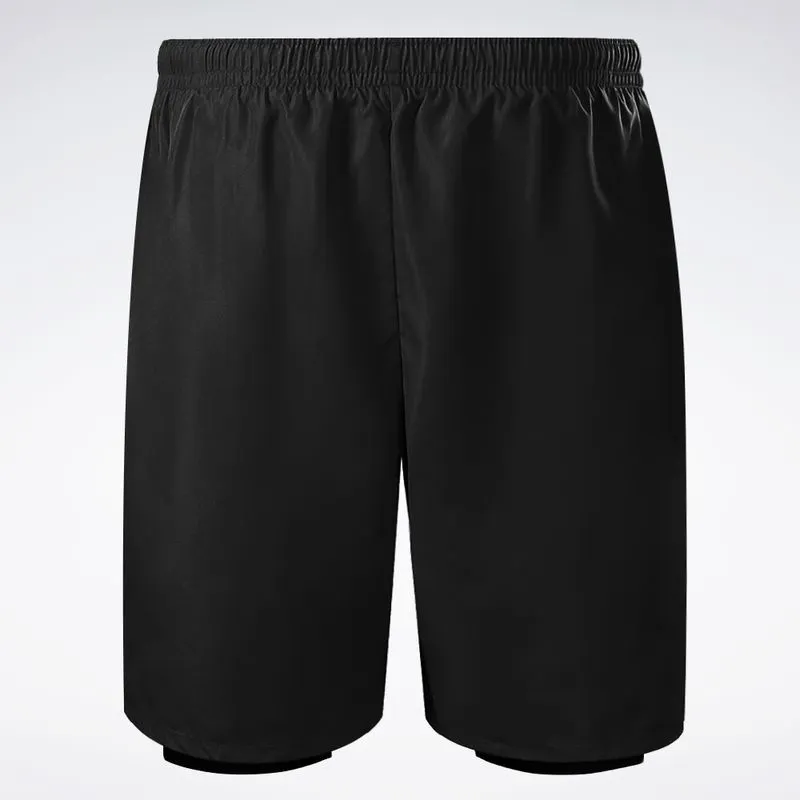 Short Reebok 2N1 7 2.5 Masculino Preto - GG