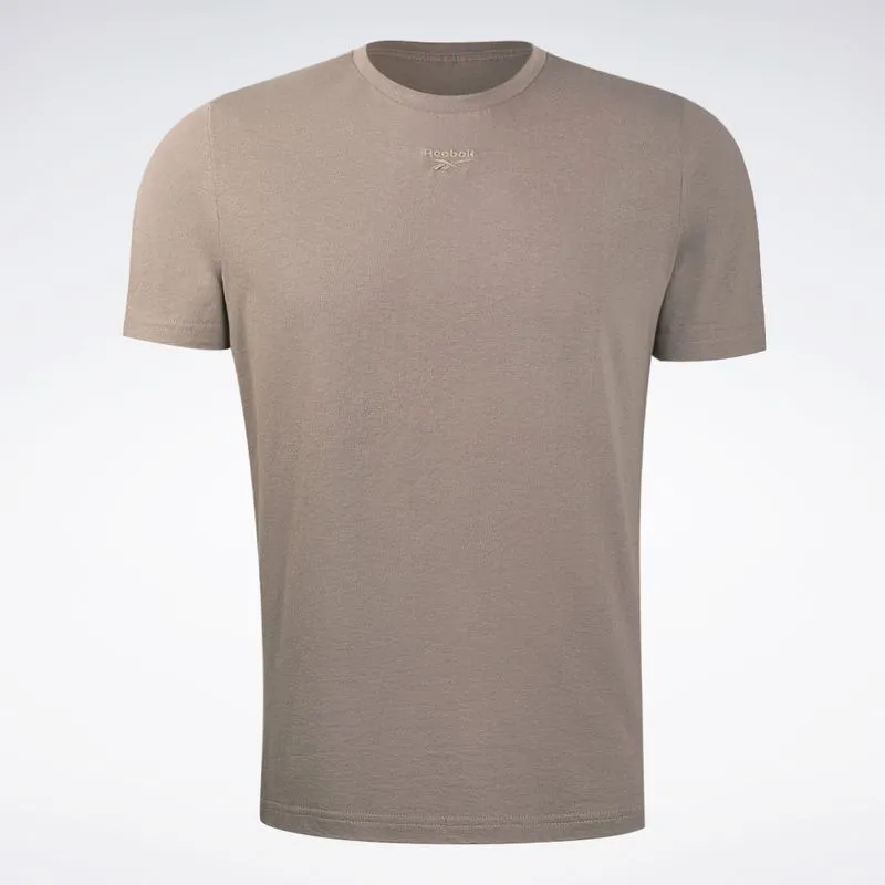 Camiseta Reebok Small Logo Masculina Cinza - P