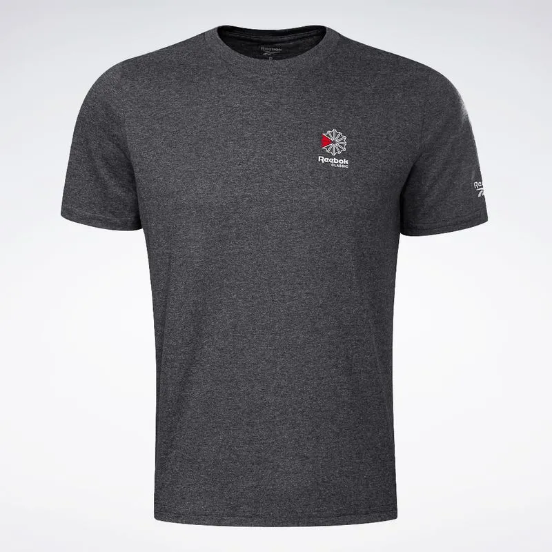Camiseta Reebok Small Star Crest Masculina Preto - M
