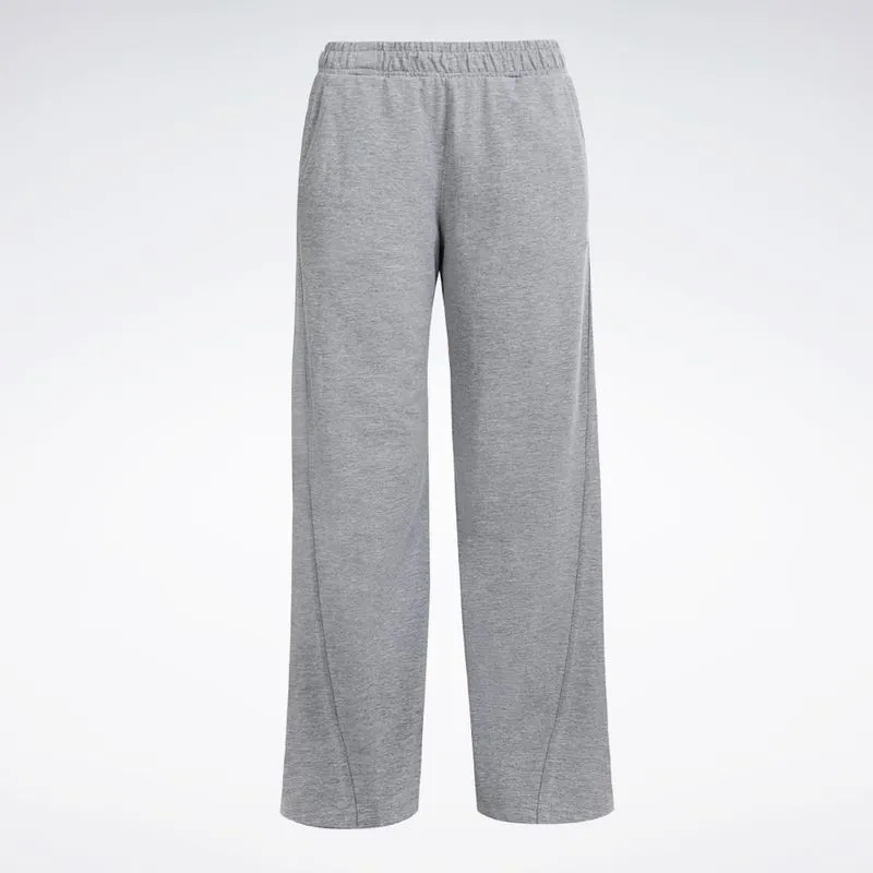 Calça Reebok Logo Fluid Feminina Cinza mescla - GG